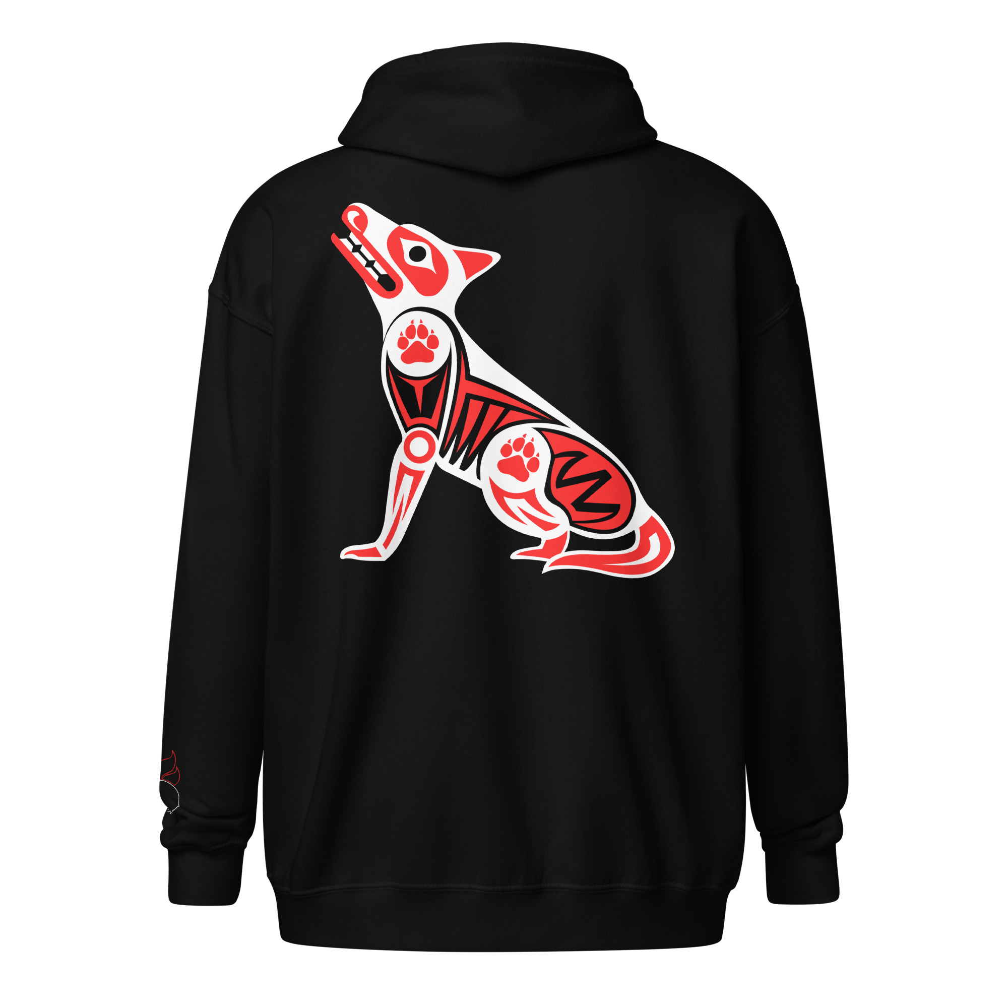 Wolf zip hoodie - Image 2