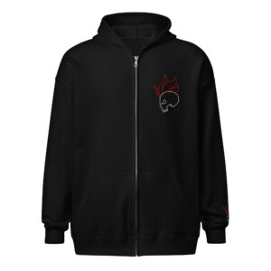 Wolf zip hoodie