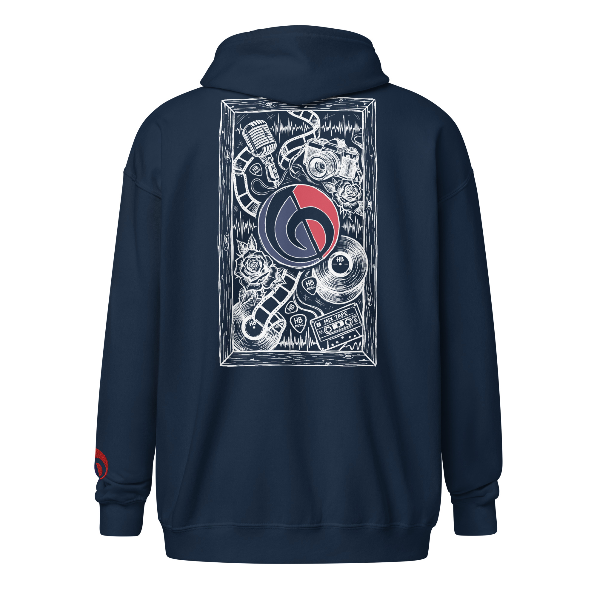 Music Made Me zip hoodie - Image 4