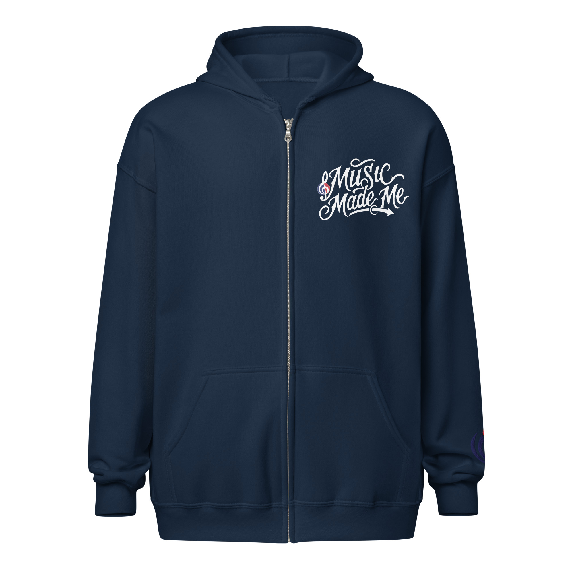 Music Made Me zip hoodie - Image 3
