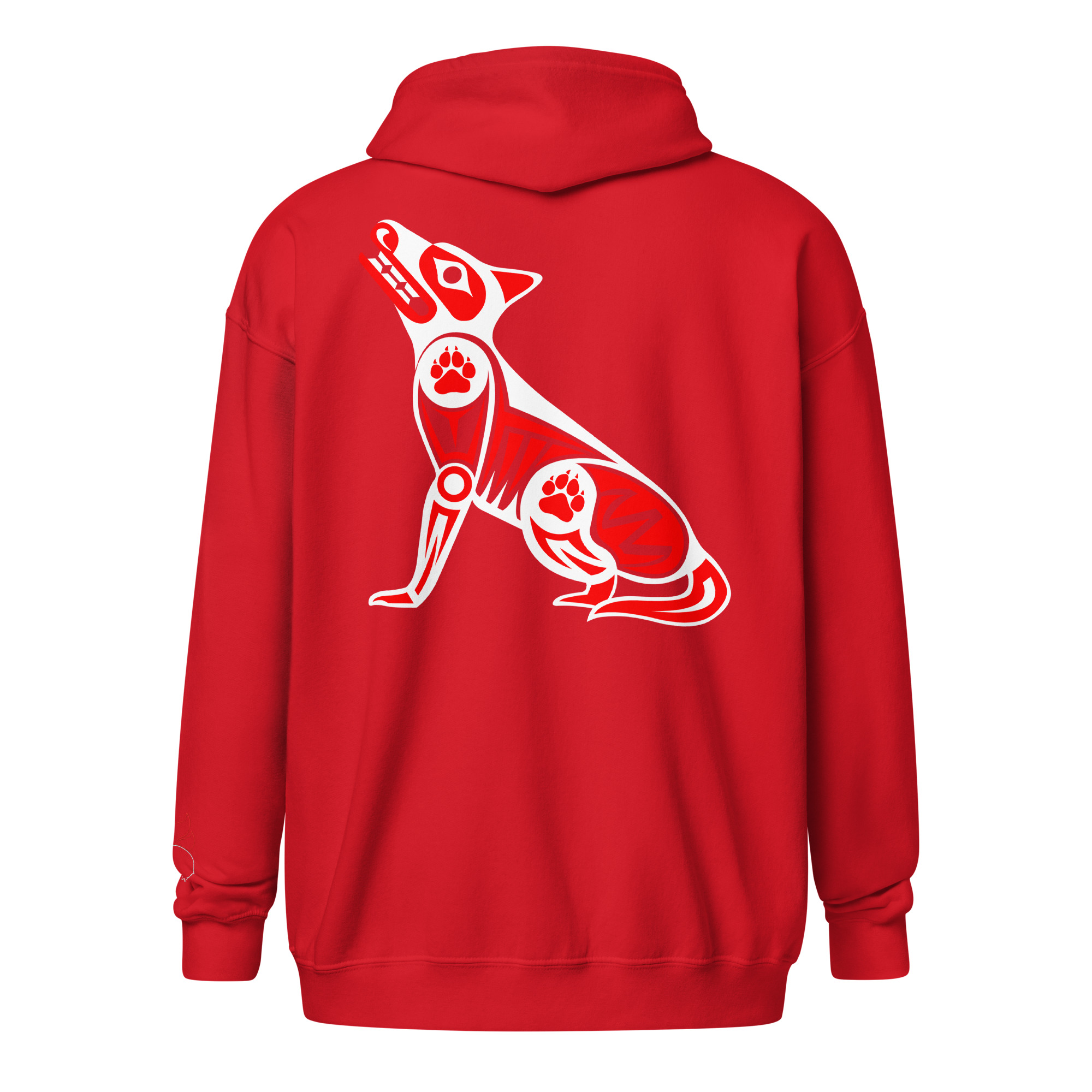 Wolf zip hoodie - Image 5