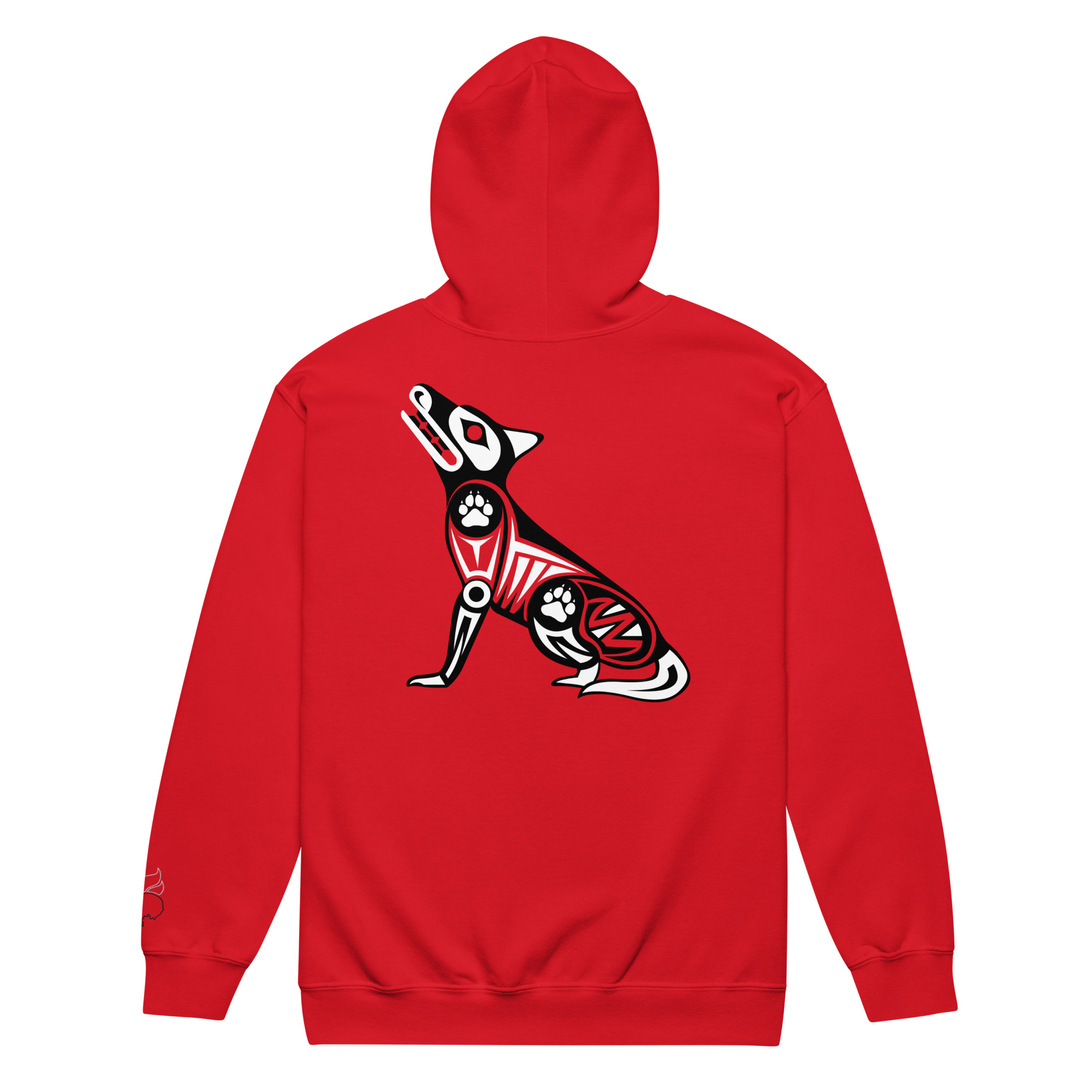 Wolf zip hoodie - Image 10
