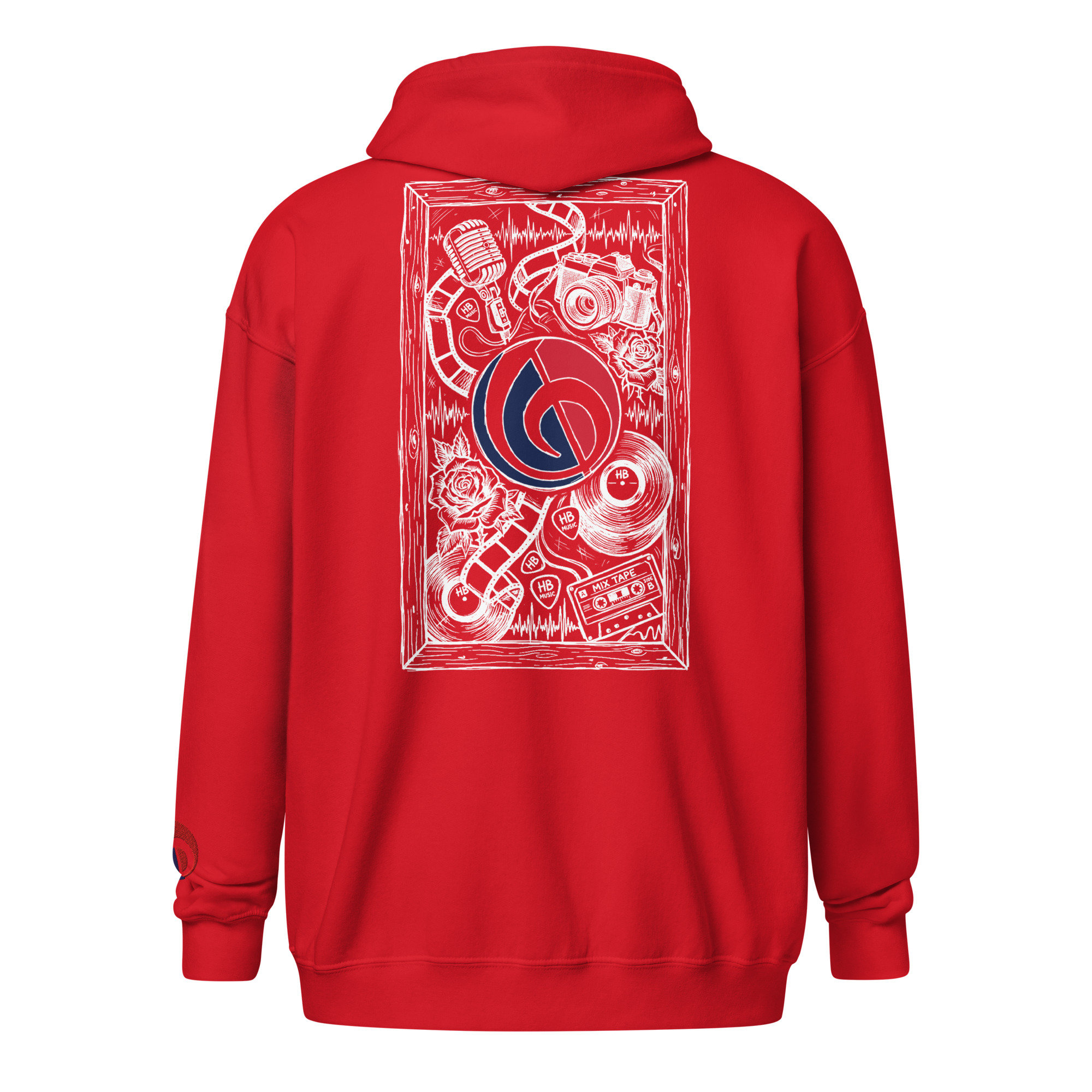 Music Made Me zip hoodie - Image 6