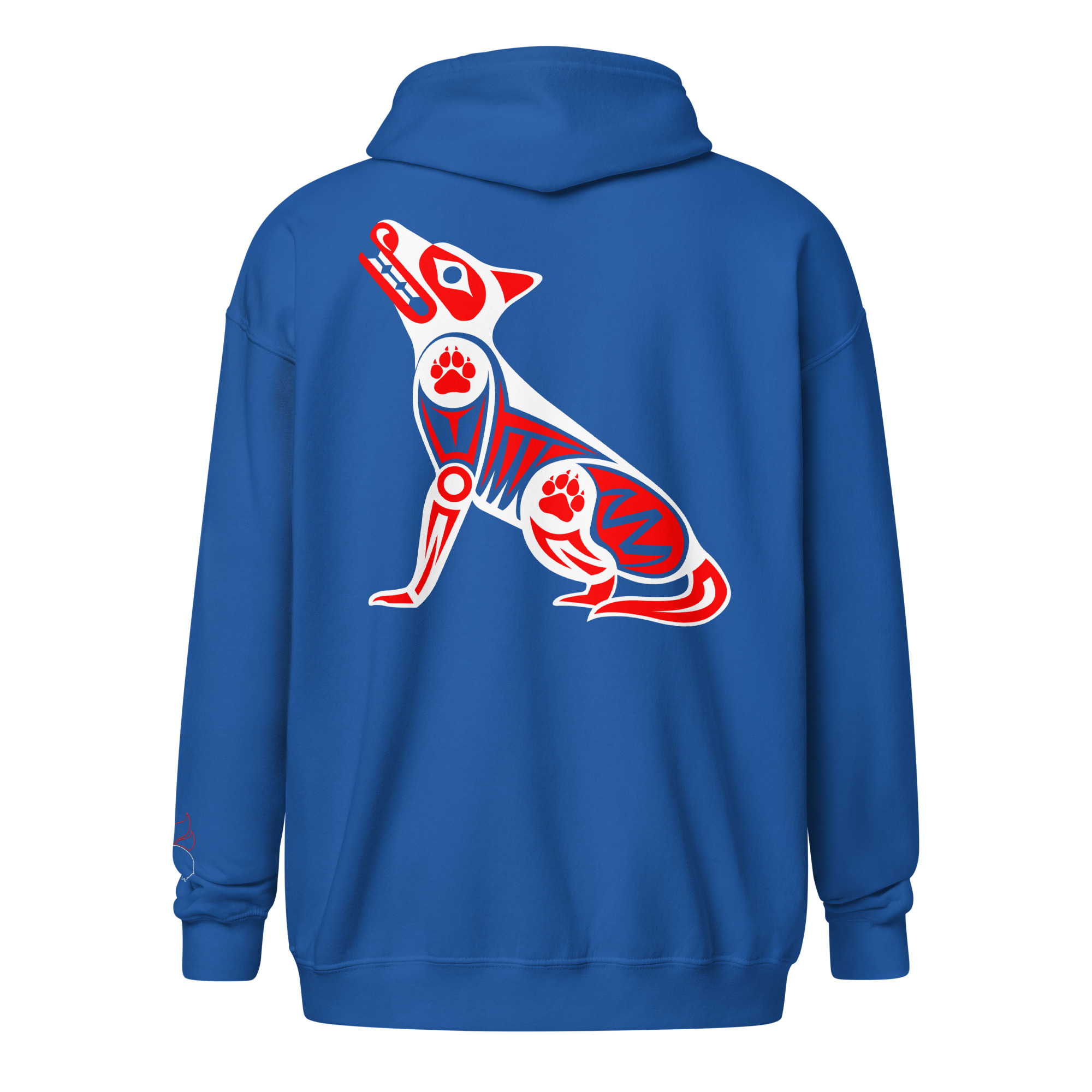 Wolf zip hoodie - Image 7