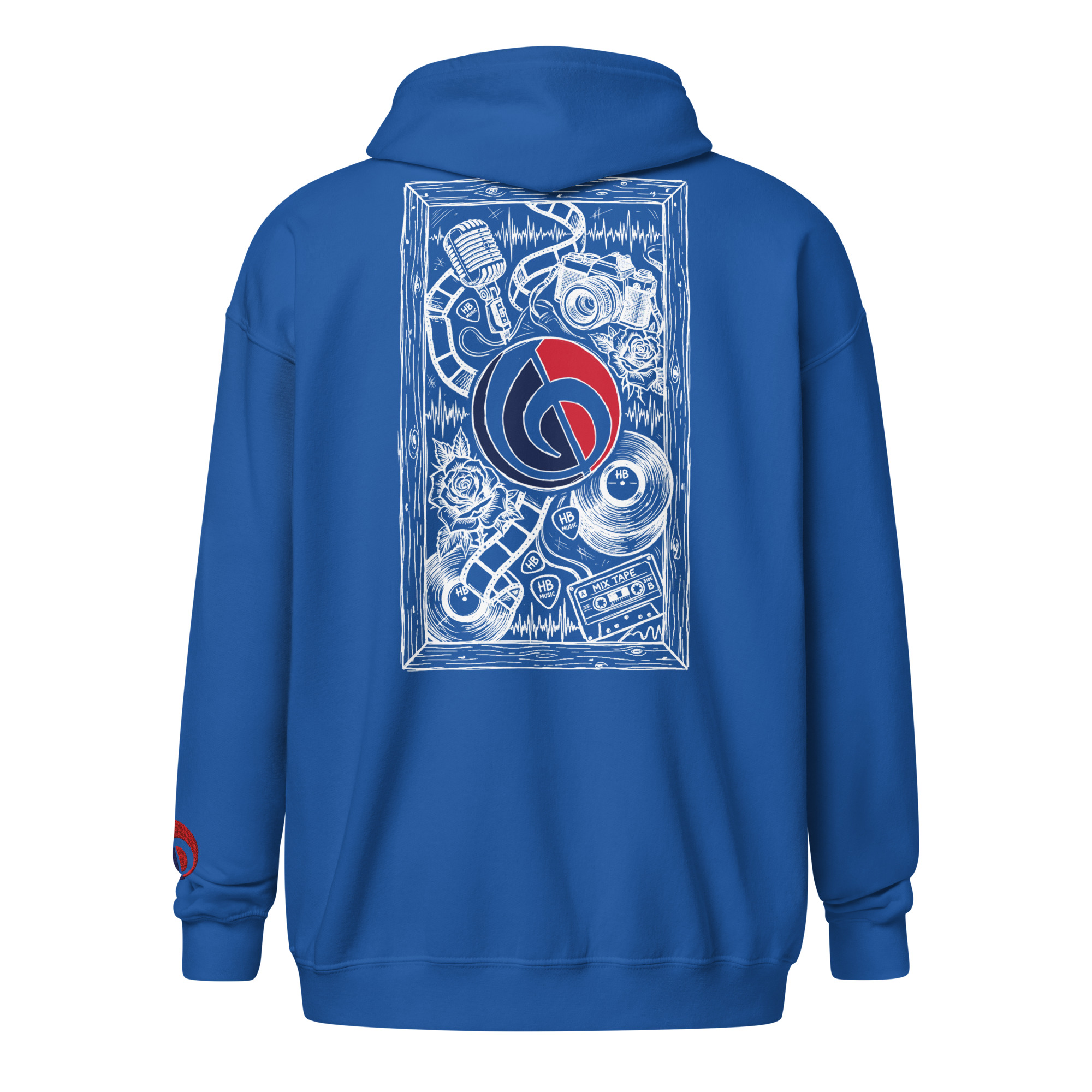 Music Made Me zip hoodie - Image 8