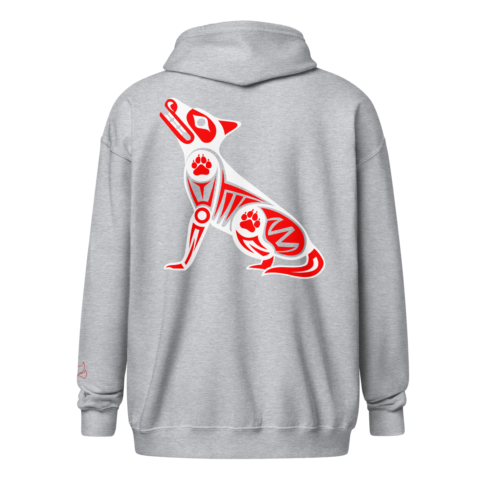 Wolf zip hoodie - Image 8
