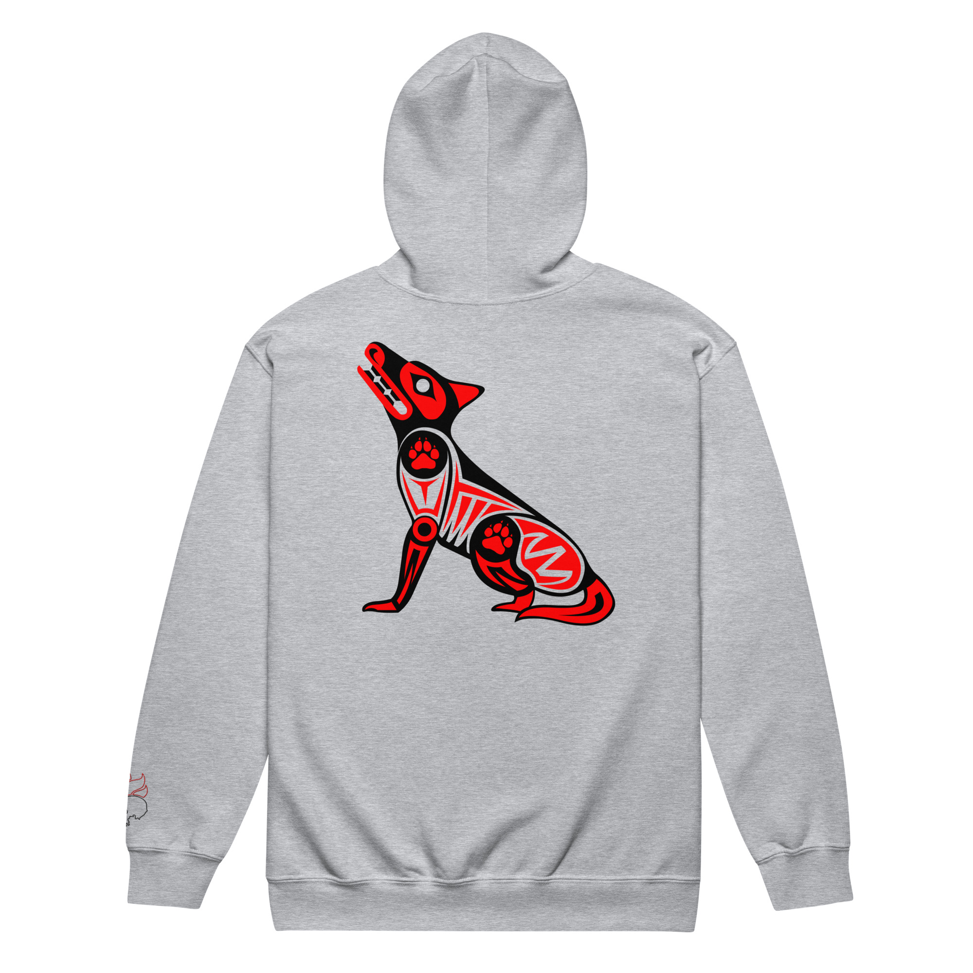 Wolf zip hoodie - Image 12