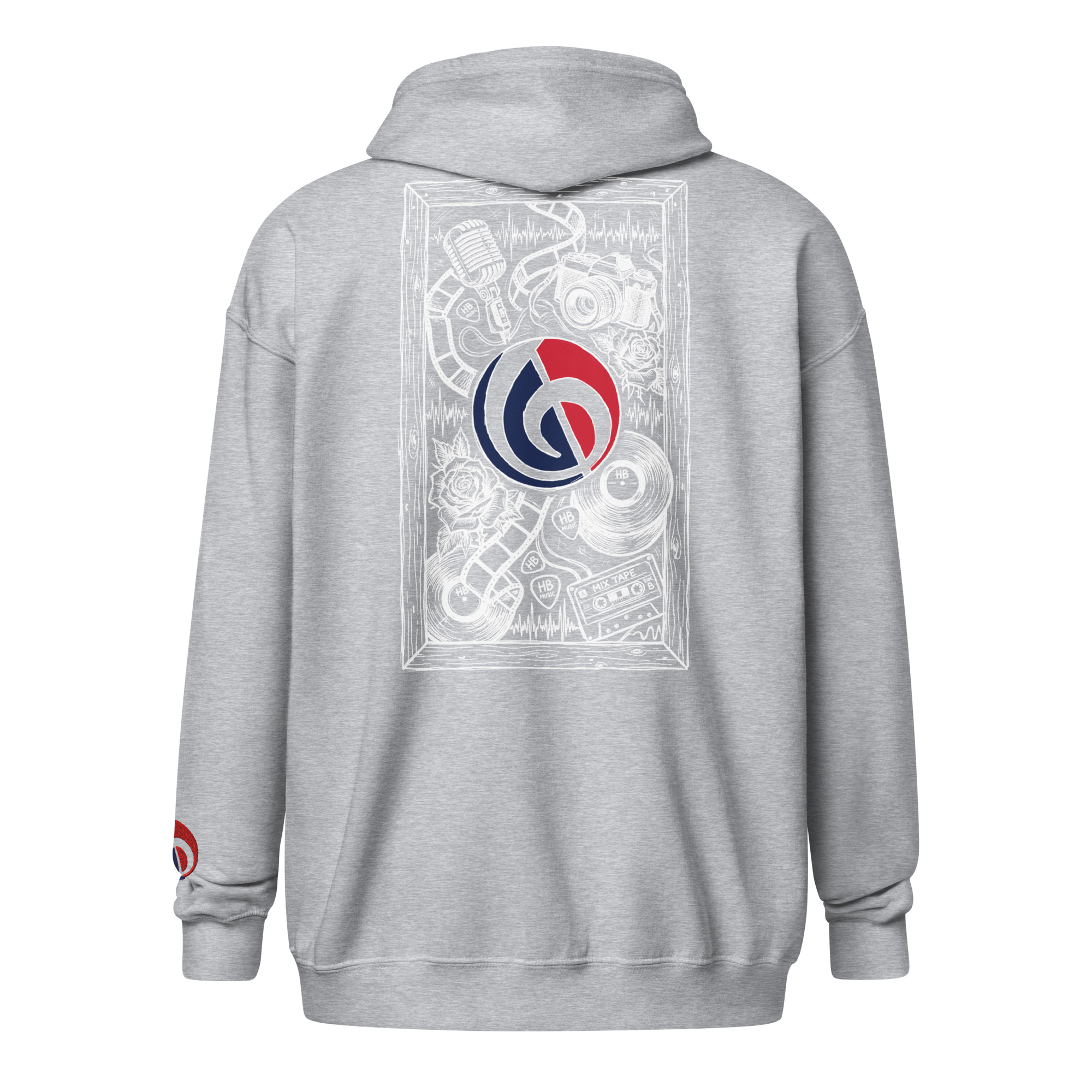 Music Made Me zip hoodie - Image 9
