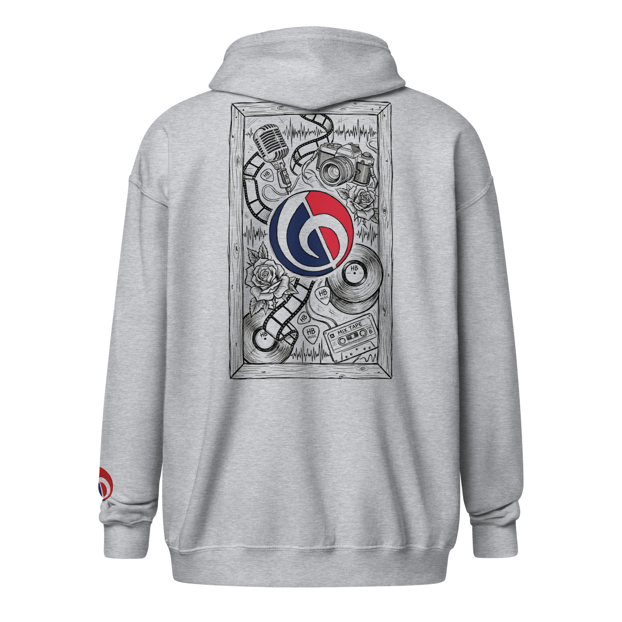 Music Made Me zip hoodie - Image 11