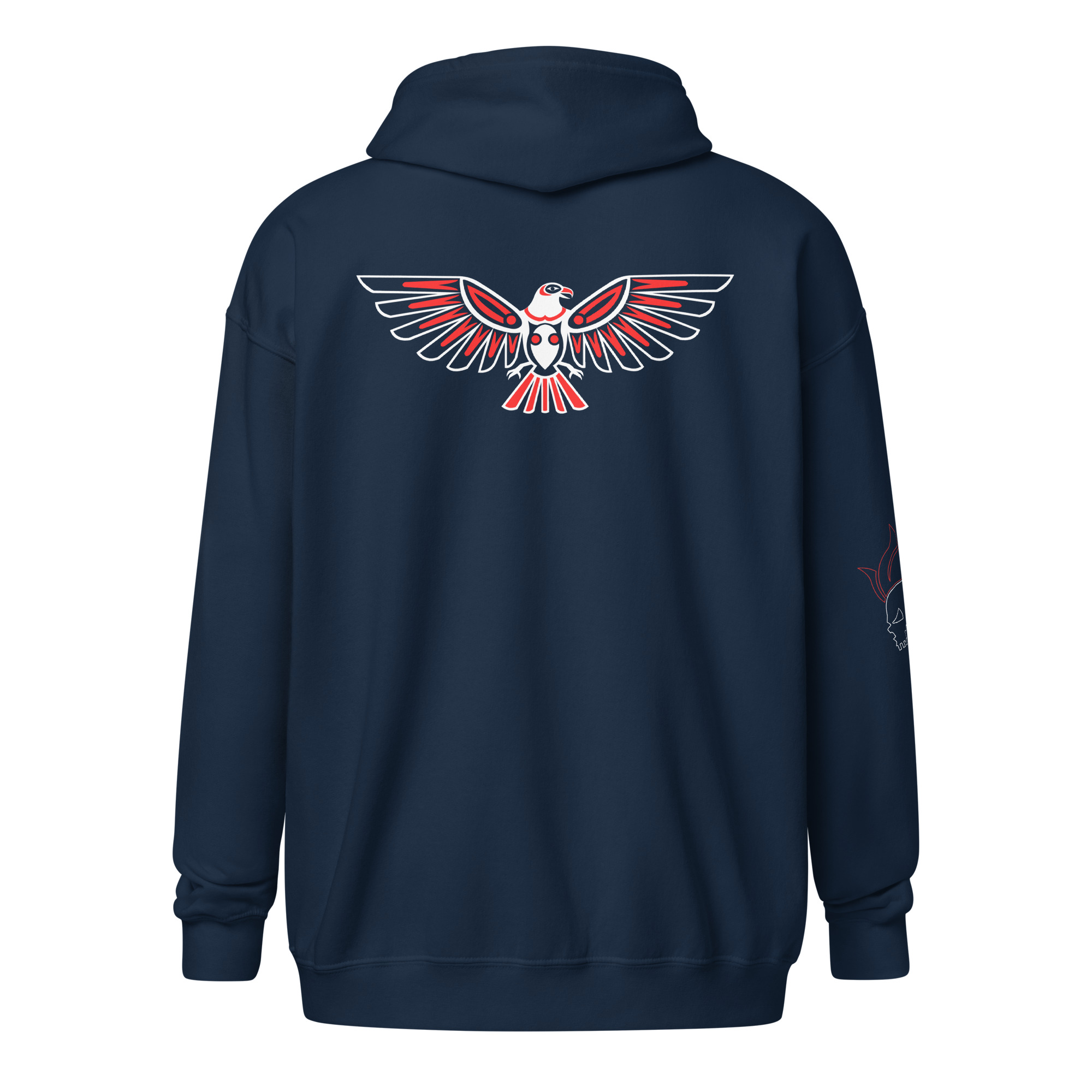 Eagle heavy blend zip hoodie - Image 4