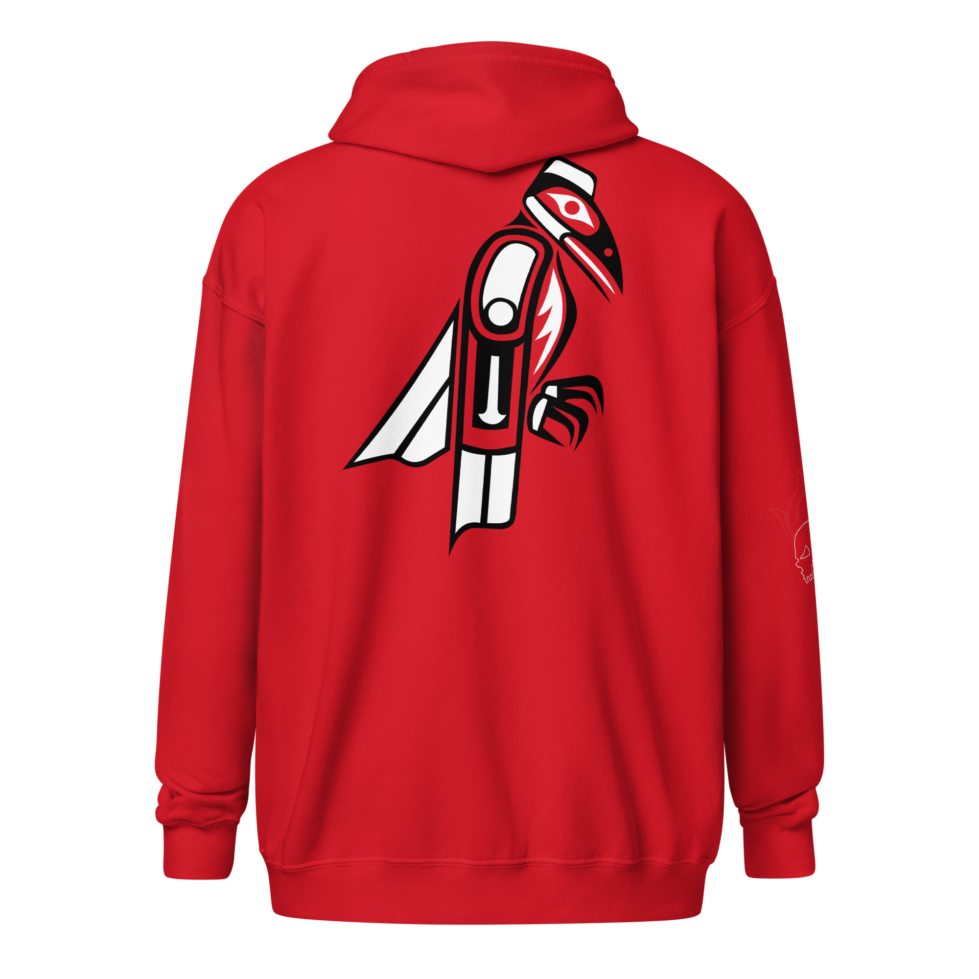 Raven heavy blend zip hoodie - Image 9