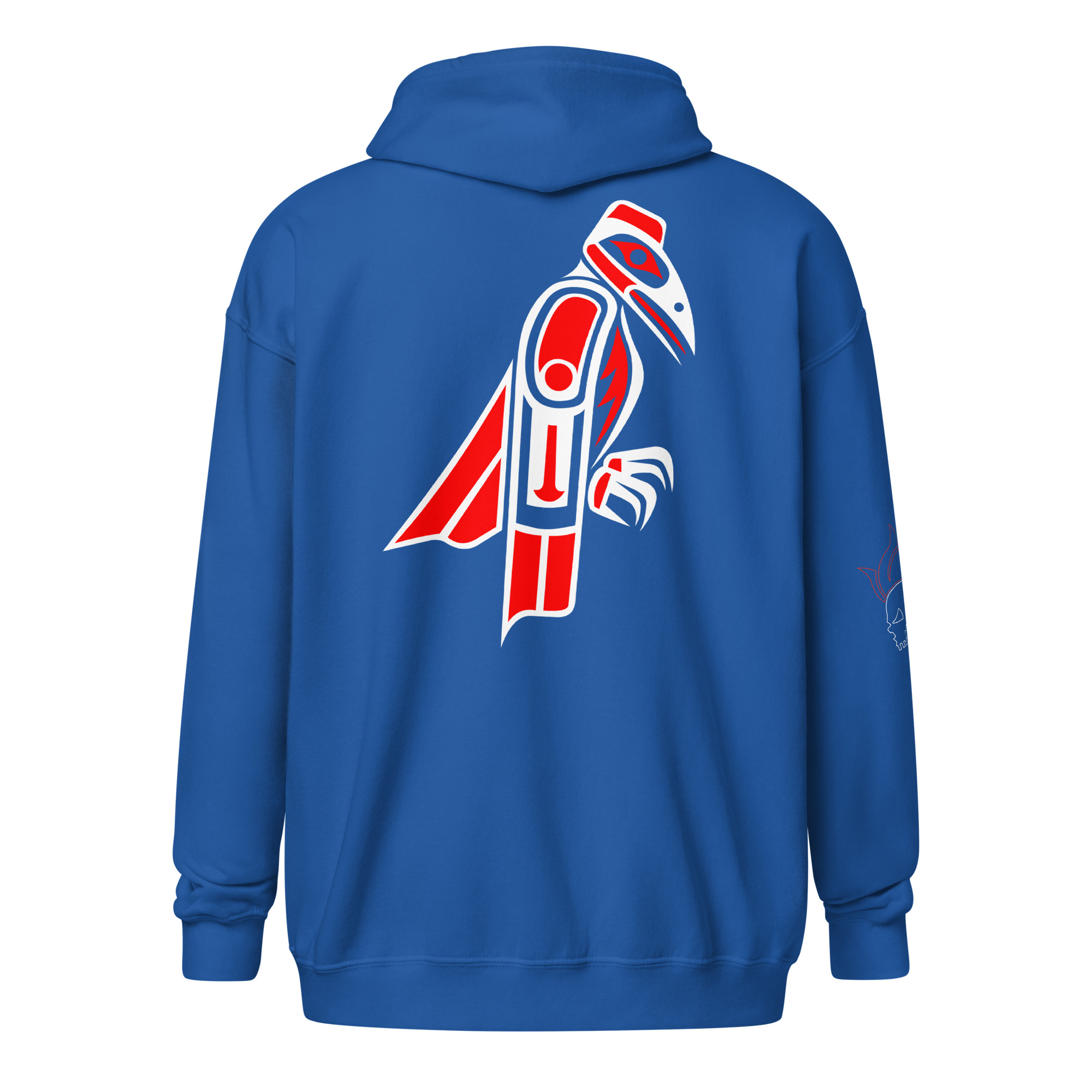 Raven heavy blend zip hoodie - Image 8
