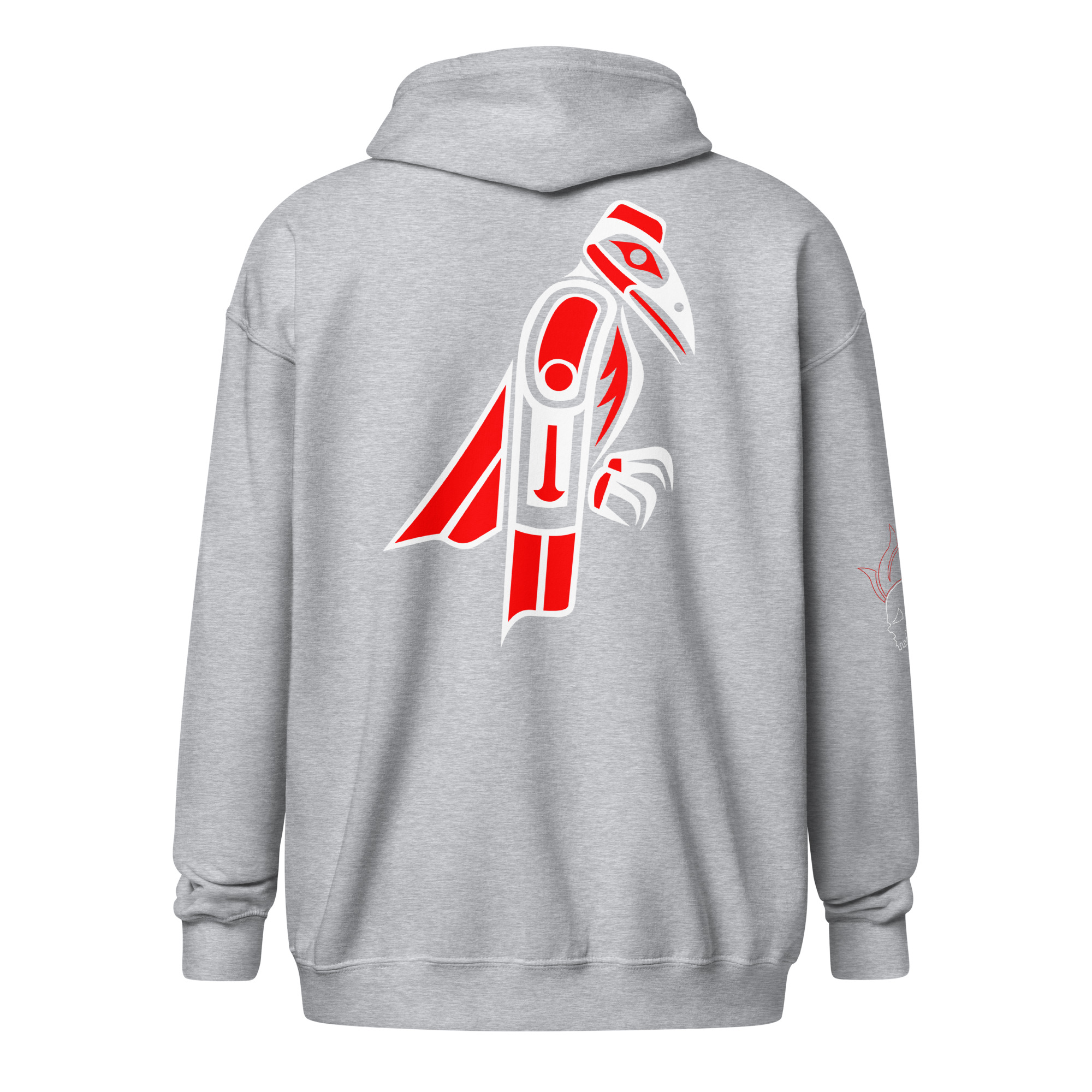 Raven heavy blend zip hoodie