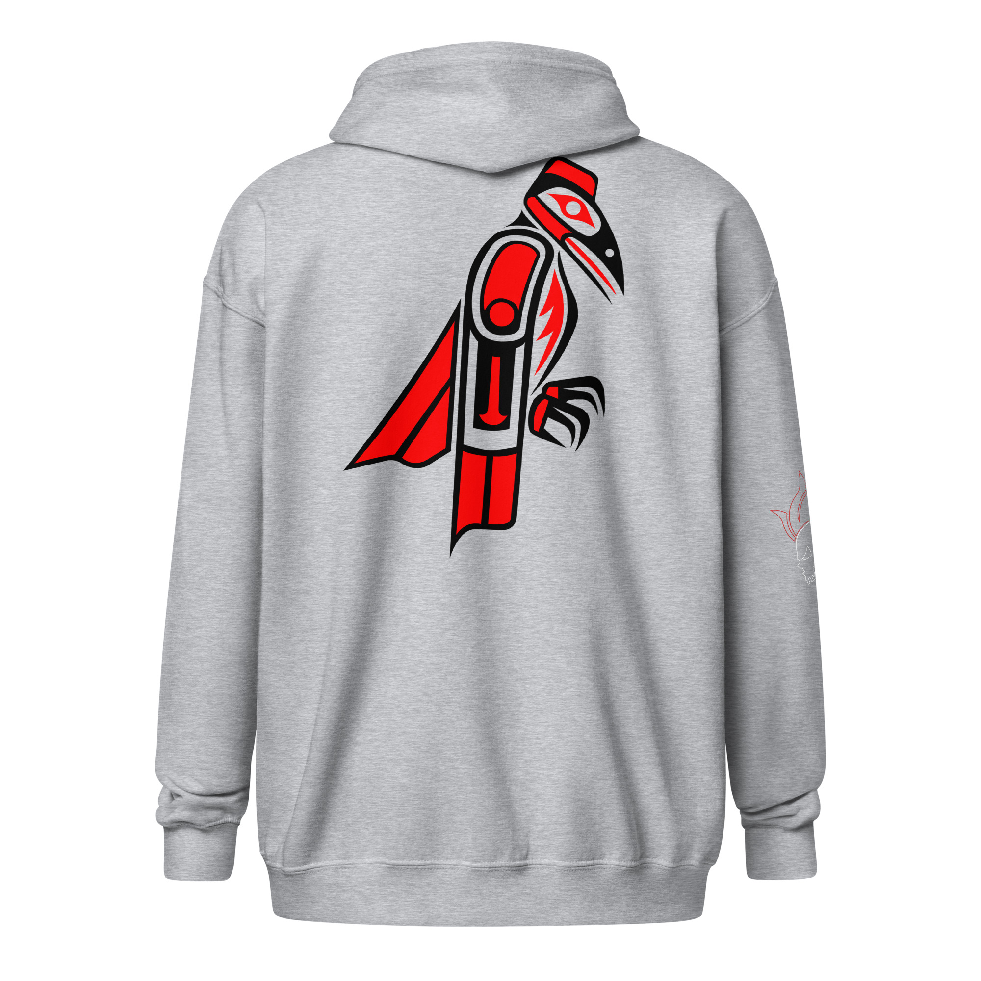 Raven heavy blend zip hoodie - Image 12